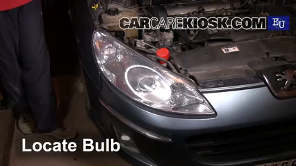 2005 Peugeot 407 SW 2.0L 4 Cyl. Éclairage Feu antibrouillard (remplacer l'ampoule)